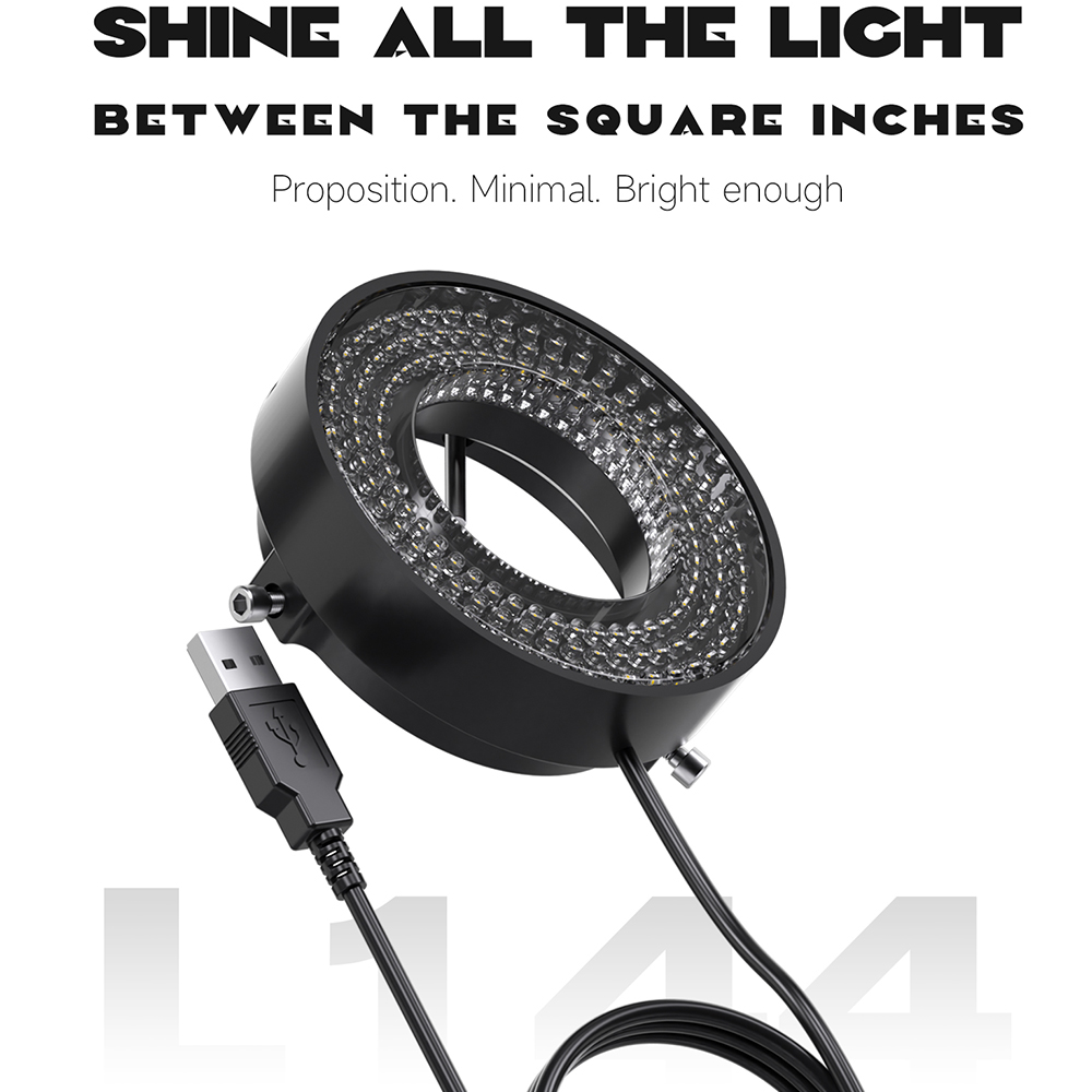 Photography Lighting Products - Lampe d'éclairage annulaire LED pour microscope