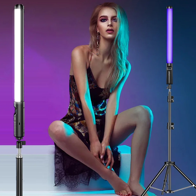 Torjim Rgb Photography Video Lighting - Bâton lumineux RGB pour fêtes, lumière