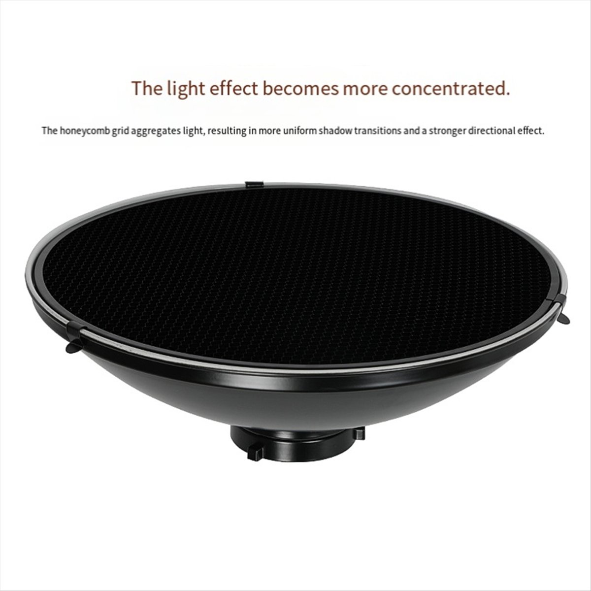 Photography Lighting Grid - Réflecteur N05R 30cm Beauty Dish avec
