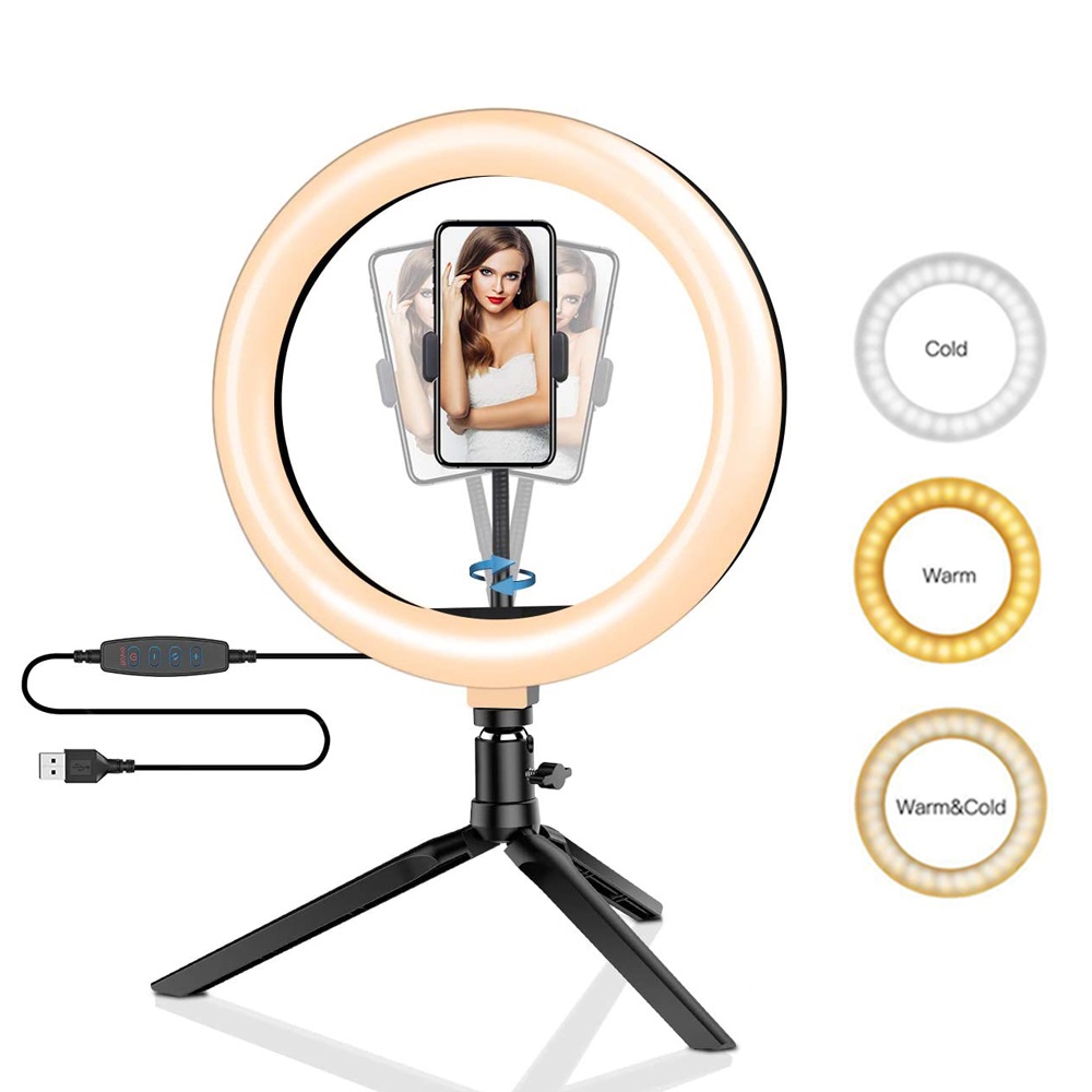 Iris Photography Led Lighting Pack - Anneau lumineux Led pour Selfie, 26cm,