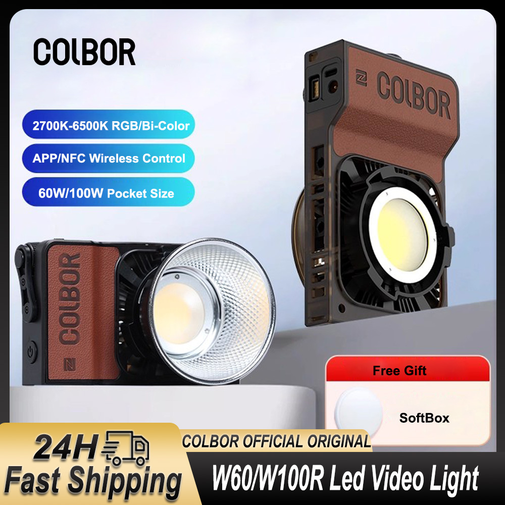 Torjim Rgb Photography Video Lighting - Colbor W60 W100R RGB LED lumière
