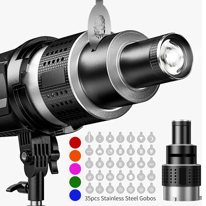 Iris Photography Led Lighting Pack - Kit de snoot optique conique pour