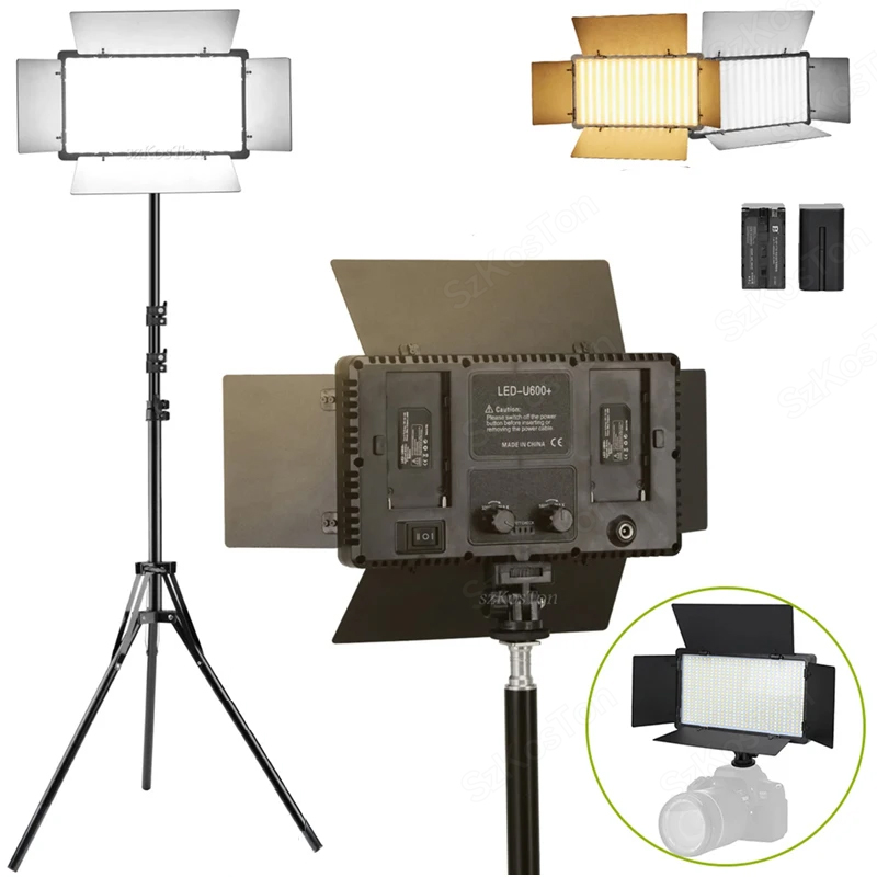 Iris Photography Led Lighting Pack - Ufemale-Lumière LED U800 pour Studio Photo
