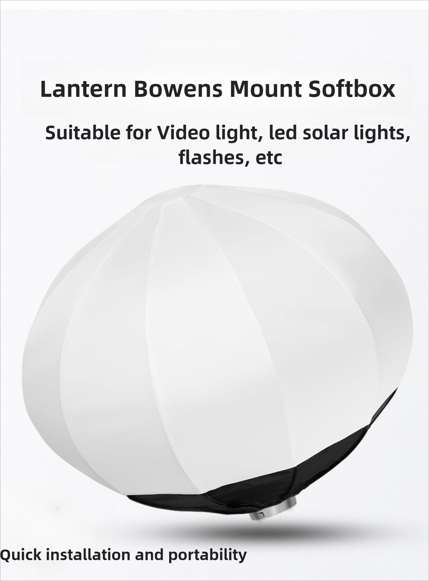 Boîte à lumière diffuseur sphé - Photography Lighting Modifiers avis et prix