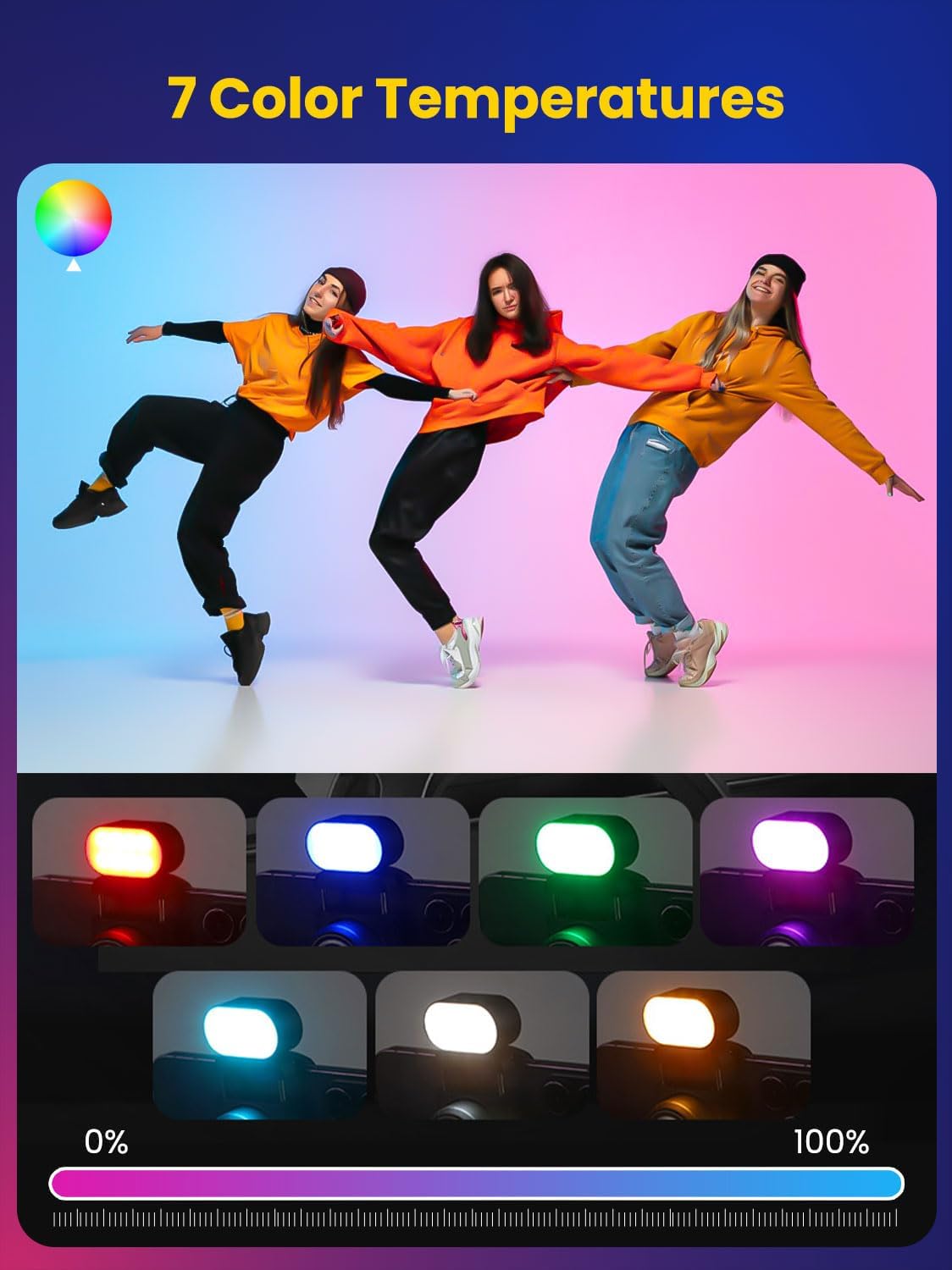 AOCHUAN Mini lumière de rempli - Torjim Rgb Photography Video Lighting avis et prix