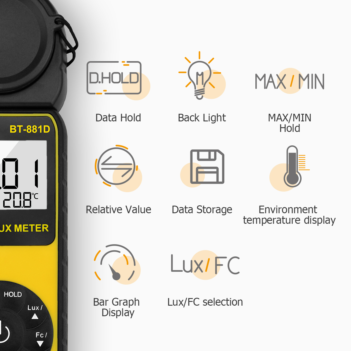 Luxmètre numérique 400 000 Lux - Photography Lighting Meter avis et prix