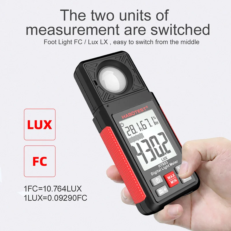 Luxmètre numérique HT603 0~200 - Photography Lighting Meter avis et prix