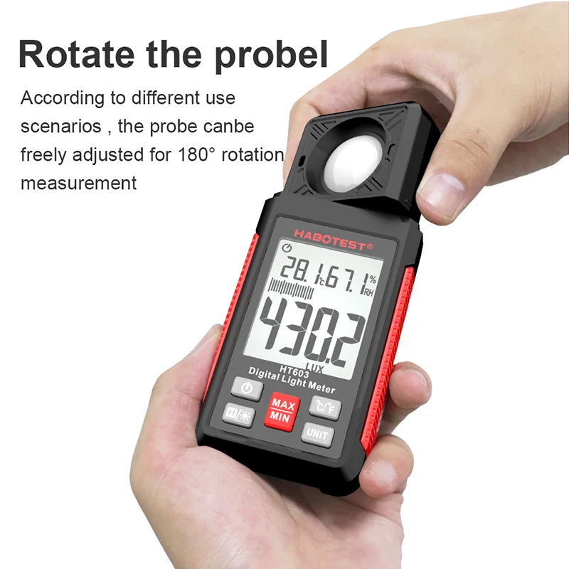 Luxmètre numérique HT603 0~200 - Photography Lighting Meter avis et prix
