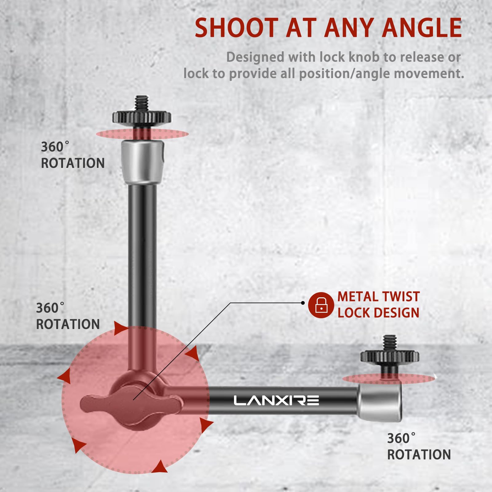 Kit Super Clamp et Bras Magiqu - Photography Lighting Rig avis et prix