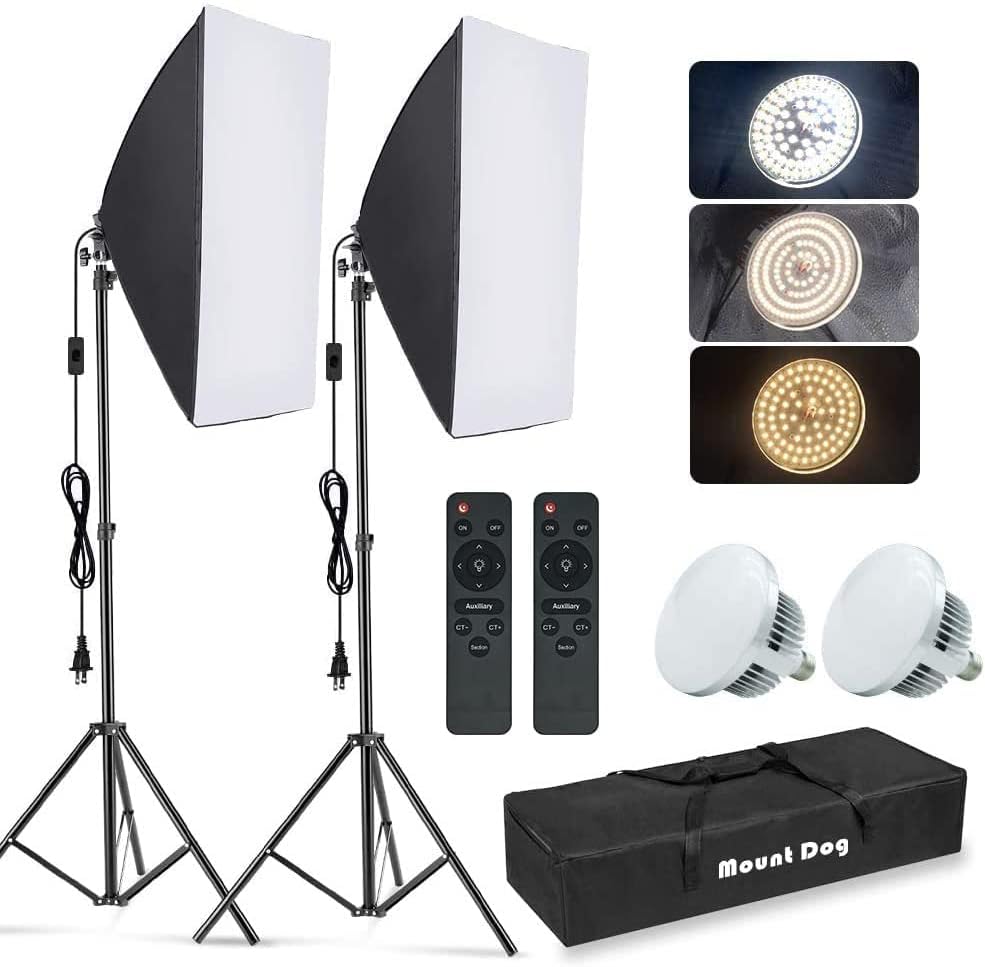 Kit d'éclairage pour photograp - Photography Lighting Softbox avis et prix