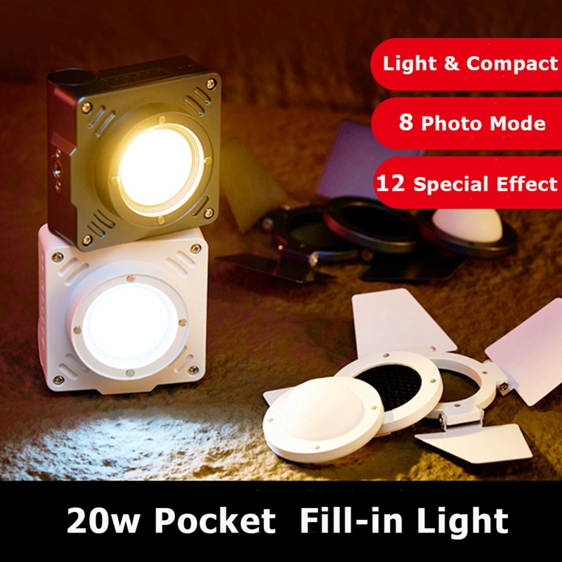 Lampe vidéo LED de poche 20W 2 - Photography Lighting Grid avis et prix