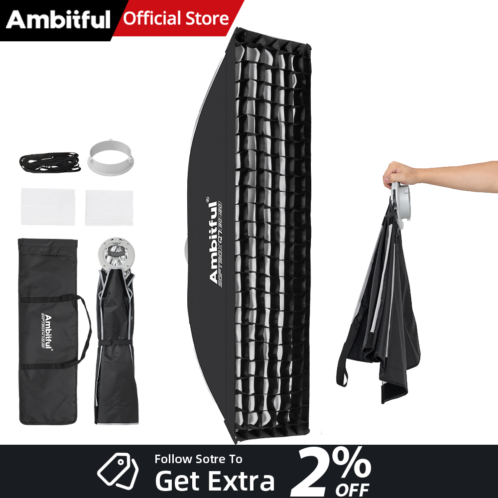 AMBITFUL Q7-II 30*120cm Boîte  - Photography Lighting Grid avis et prix