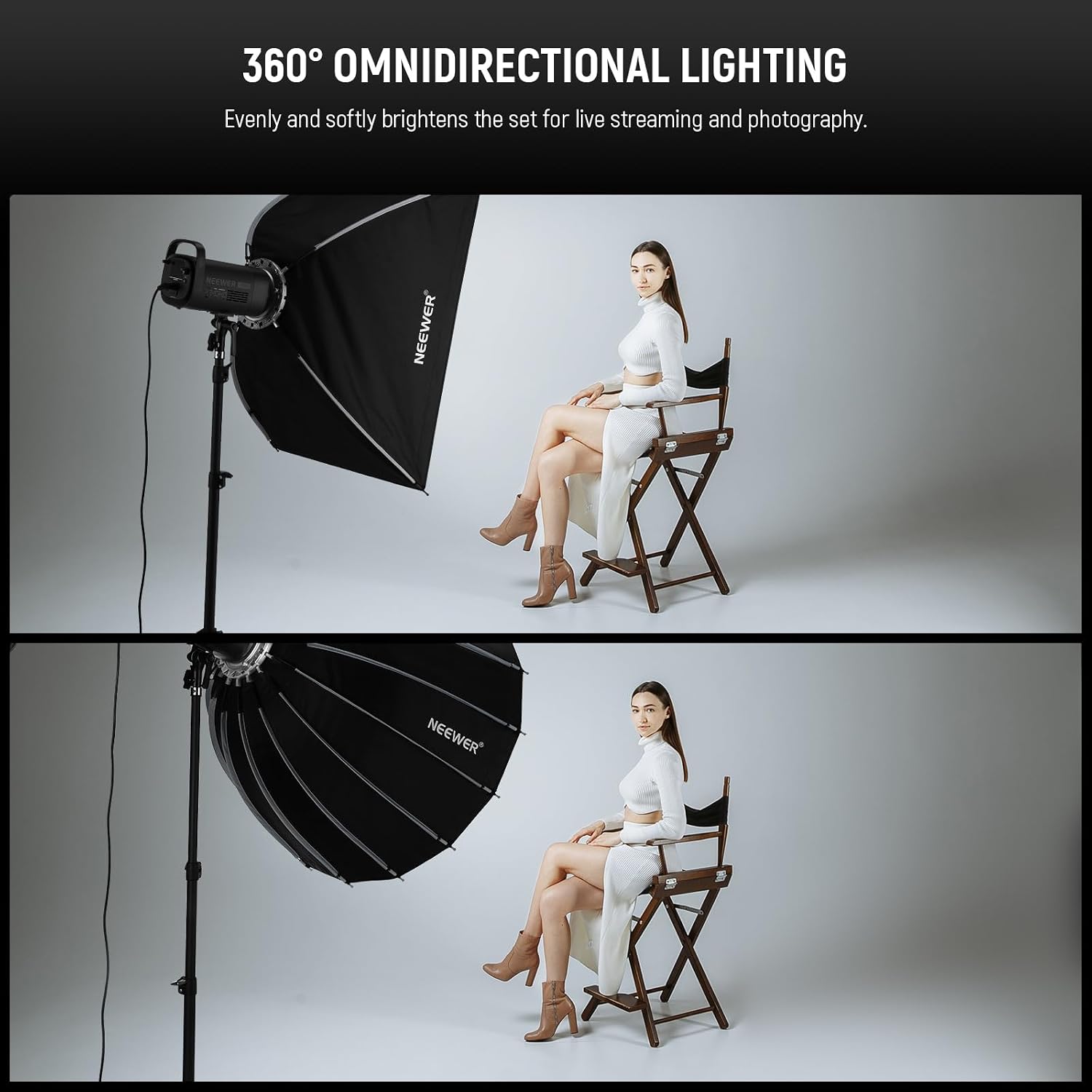 Boîte à lumière parabolique av - Photography Lighting Grid avis et prix