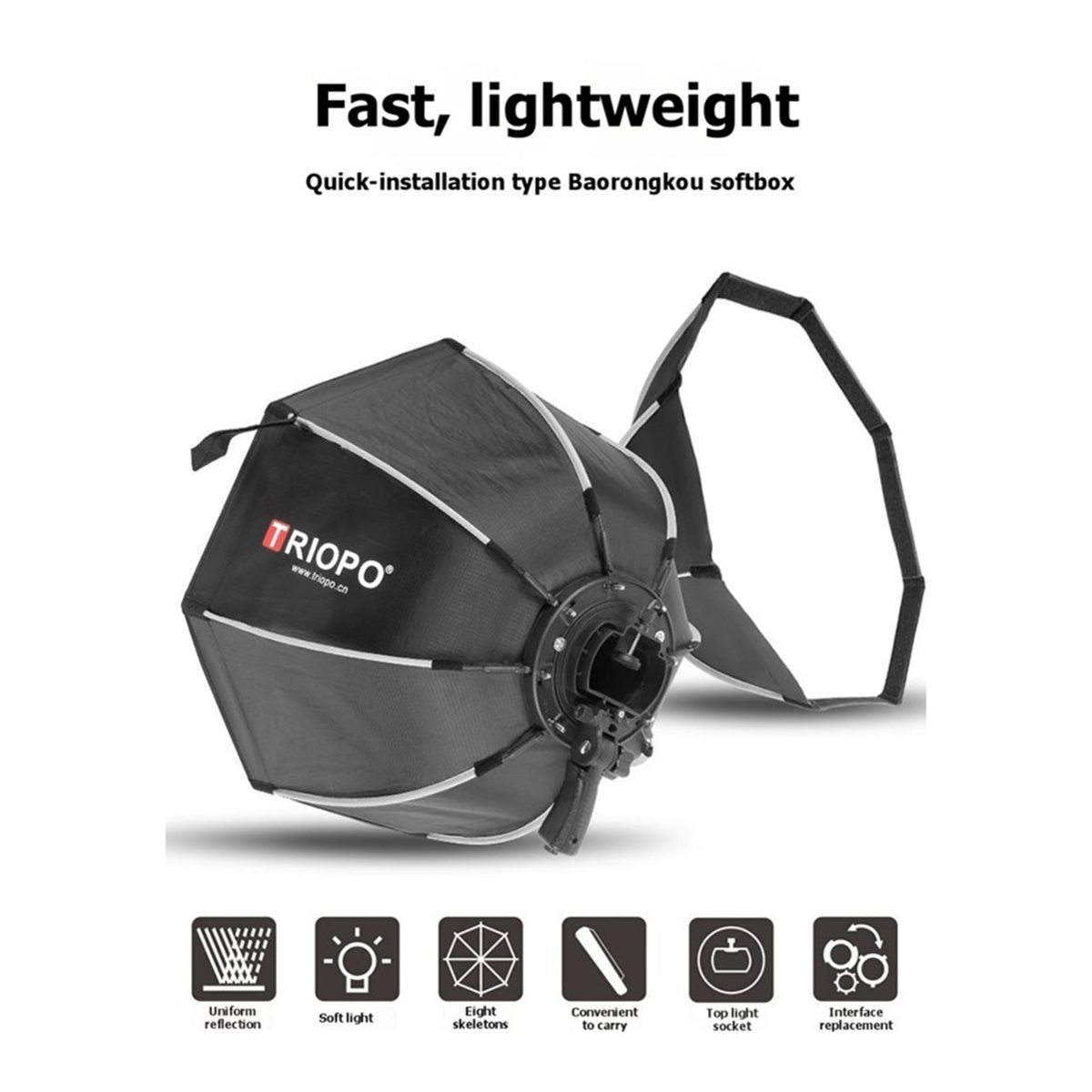 Boîte à lumière octogonale pli - Photography Lighting Grid avis et prix