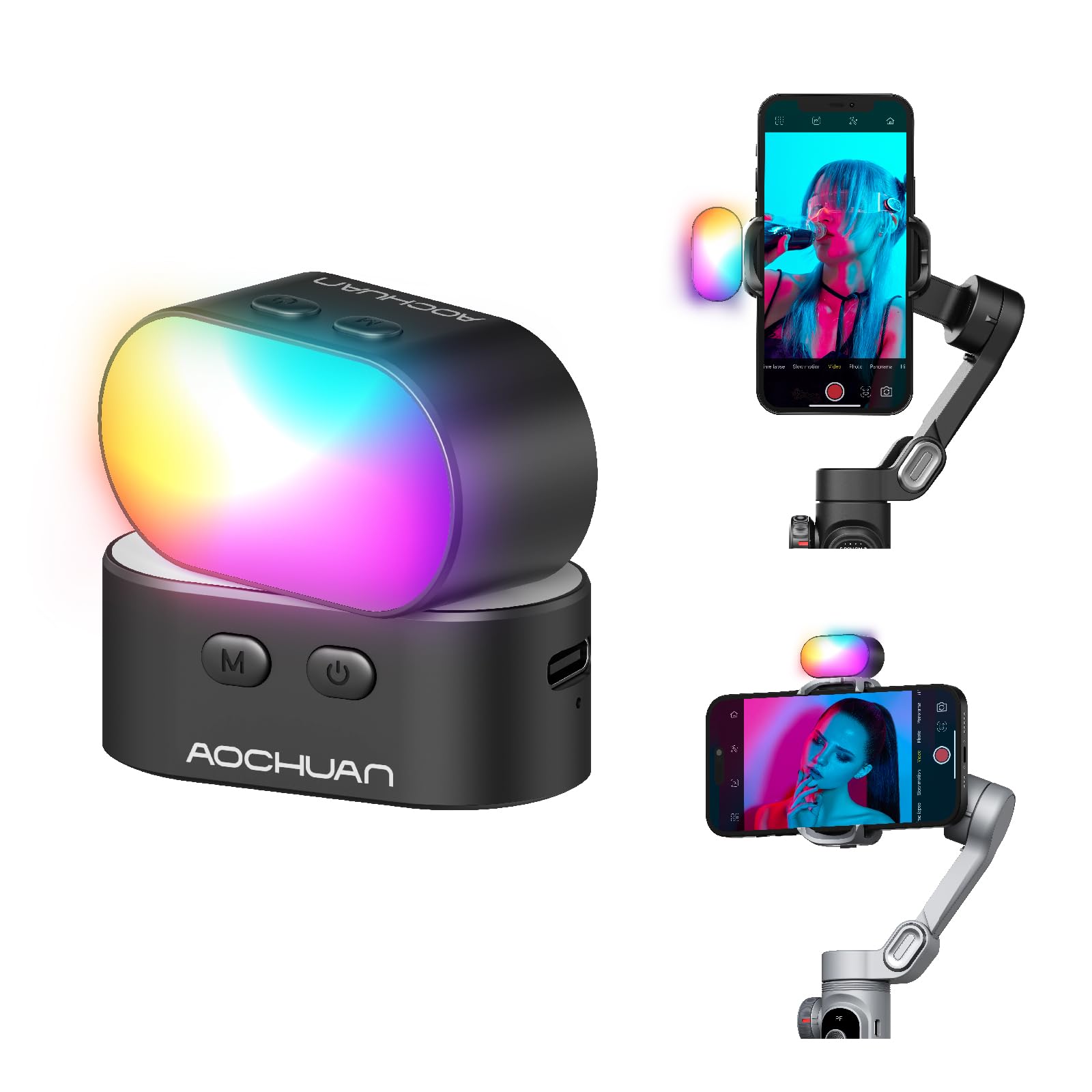 AOCHUAN-Lumière de remplissage - Torjim Rgb Photography Video Lighting avis et prix