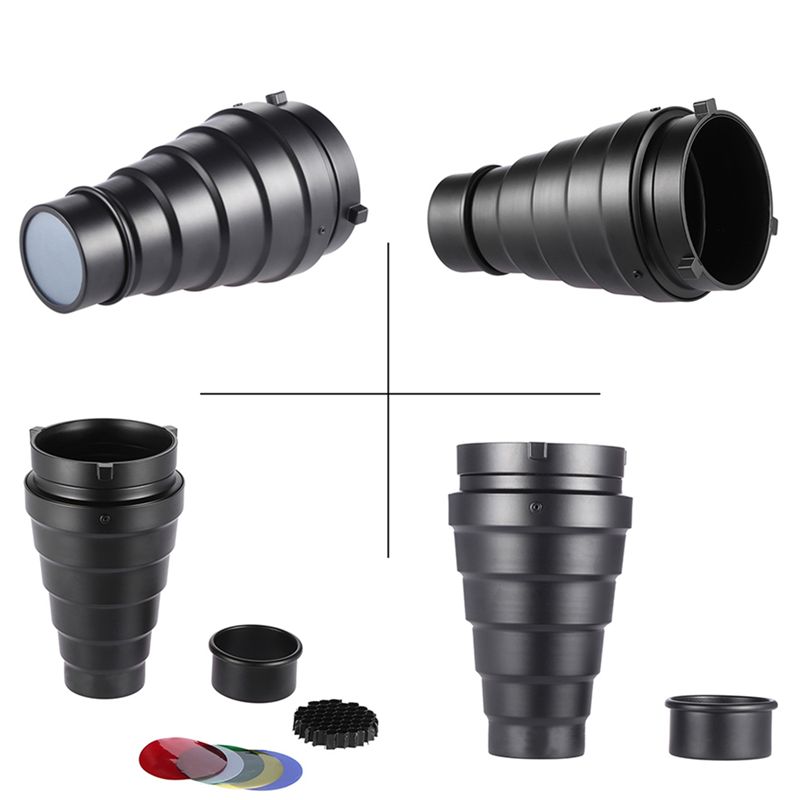 B04C - Snoot conique avec gril - Photography Lighting Grid avis et prix
