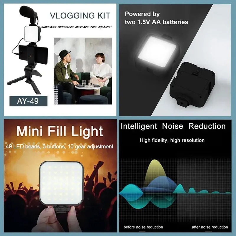 Kit de vlogging pour smartphon - Iris Photography Led Lighting Pack avis et prix